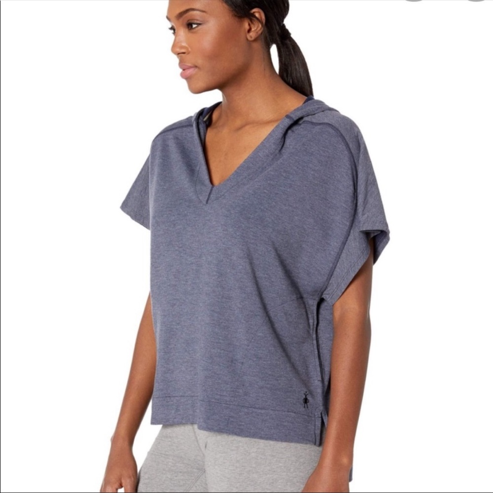 Smartwool Active Reset Hooded Pullover Short Slee… - image 1